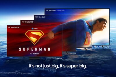 Samsung colaborează cu Warner Bros. și DC Studios pentru o experiență extraordinară „Super Big TV” dedicată lui Superman