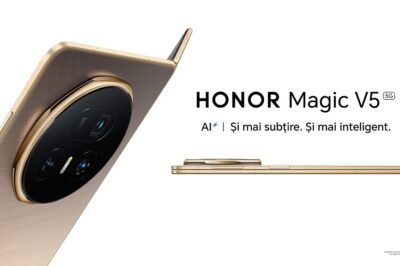 HONOR Magic V5: Cel mai subțire smartphone pliabil, fără compromisuri a ajuns în România