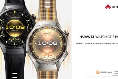 Seria HUAWEI WATCH GT 6, disponibilă în România: O nouă generație de ceasuri sport inteligente. Autonomie impresionantă și funcții avansate pentru activități în aer liber
