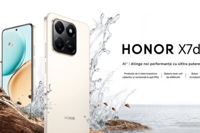 Primul smartphone din clasa sa cu buton AI dedicat: HONOR X7d