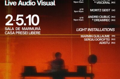 RADAR Festival 2025 – Scena Audio-Vizuală prezintă un line-up de prestigiu în muzica electronică internațională și locală între 2-4 Octombrie