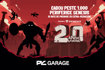 PC Garage împlinește 20 de ani și oferă cadou peste 1000 de periferice gaming Genesis