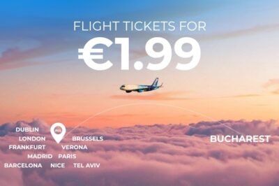 FLYONE lansează campania FLYONE FLASH SALE. O zi în care biletele de avion sunt doar 1,99 €. Pentru orice destinație
